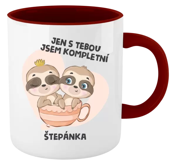 Hrnek Jen s tebou jsem kompletní
