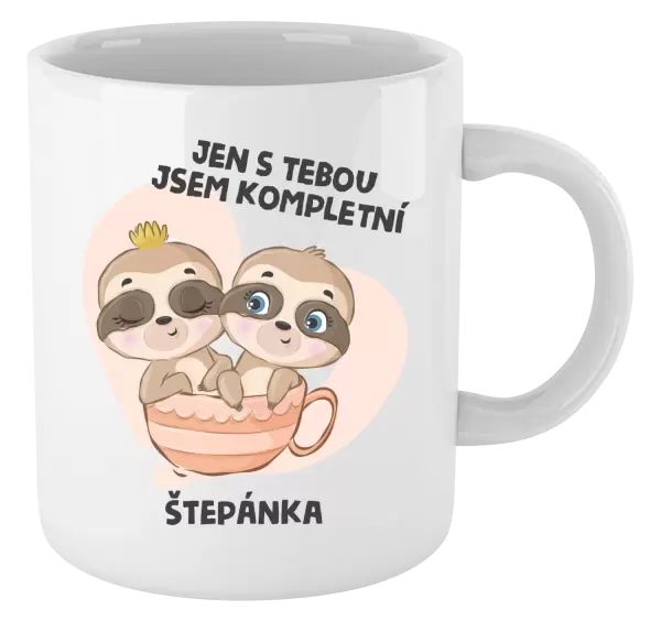 Hrnek Jen s tebou jsem kompletní