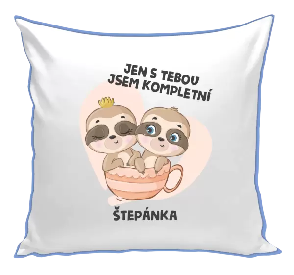 Polštář Jen s tebou jsem kompletní
