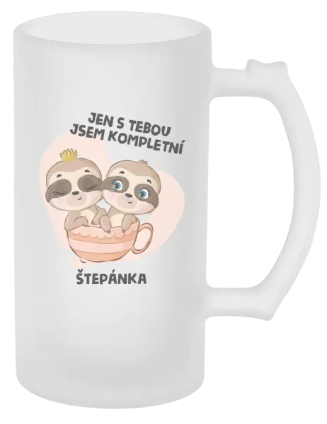 Půllitr Jen s tebou jsem kompletní
