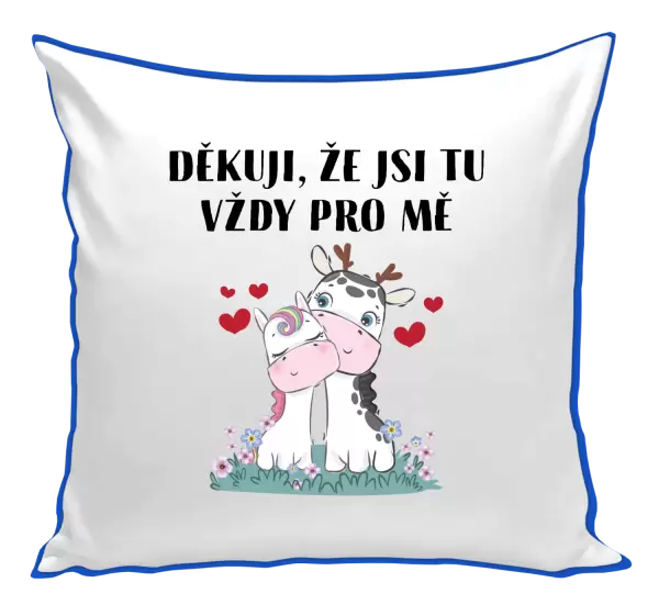 Polštář Děkuji, že jsi tu vždy pro mě