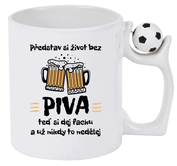 Hrnek Představ si život bez piva