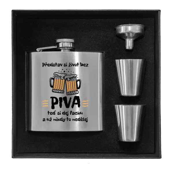 Placatka v krabičce Představ si život bez piva