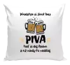 Polštář Představ si život bez piva