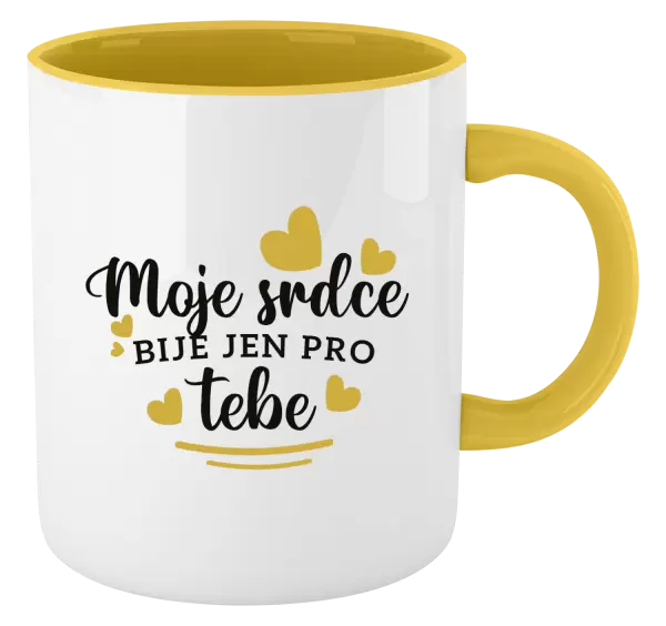 Hrnek Moje srdce bije jen pro tebe