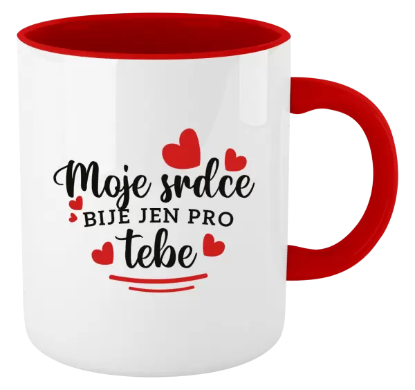 Hrnek Moje srdce bije jen pro tebe