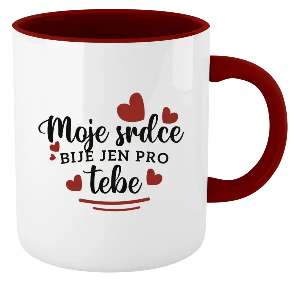 Hrnek Moje srdce bije jen pro tebe