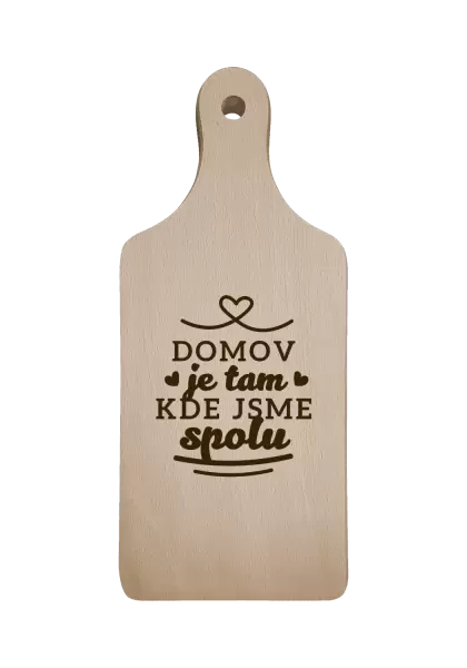 Prkénko Domov je tam, kde jsme spolu