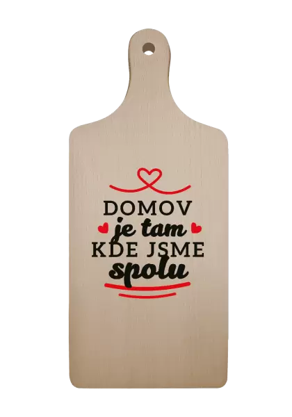 Prkénko Domov je tam, kde jsme spolu