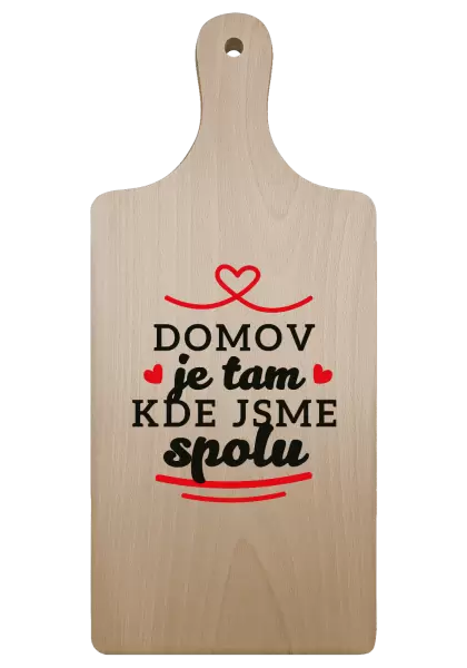 Prkénko Domov je tam, kde jsme spolu