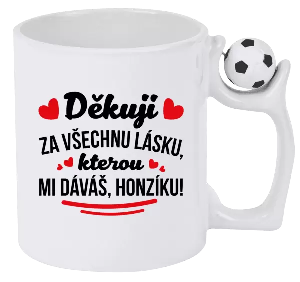 Hrnek Děkuju za všechnu lásku, kterou mi dáváš!