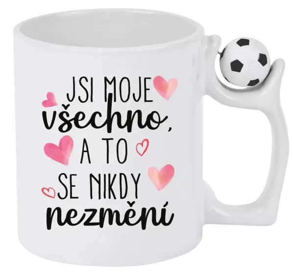 Hrnek Jsi moje všechno, a to se nikdy nezmění