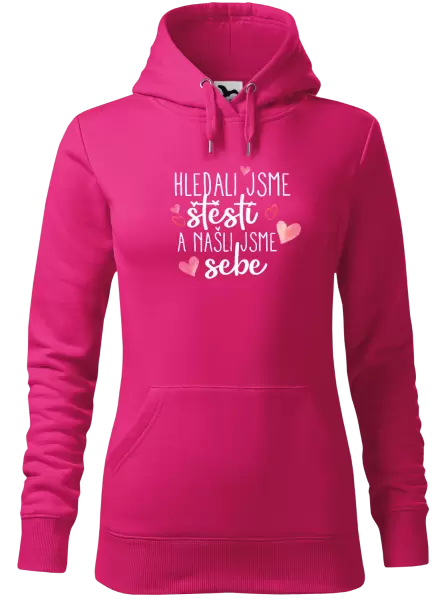 Dámská mikina Hledali jsme štěstí a našli jsme sebe