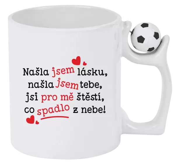 Hrnek Našla jsem lásku, našla jsem tebe