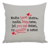 Polštář Našla jsem lásku, našla jsem tebe