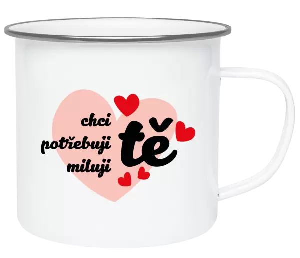 Plecháček Chci tě, potřebuji tě, miluju tě