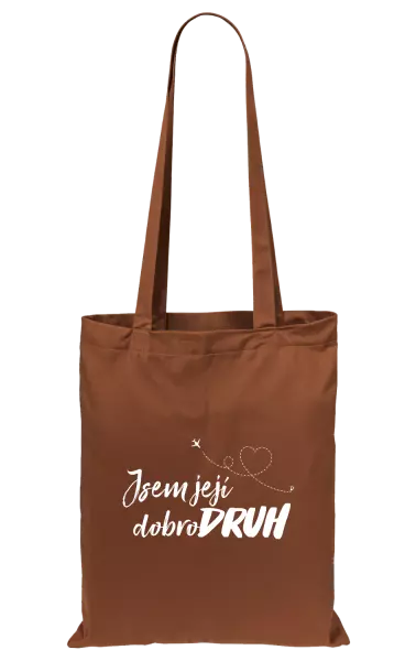 Látková taška Jsem její dobrodruh