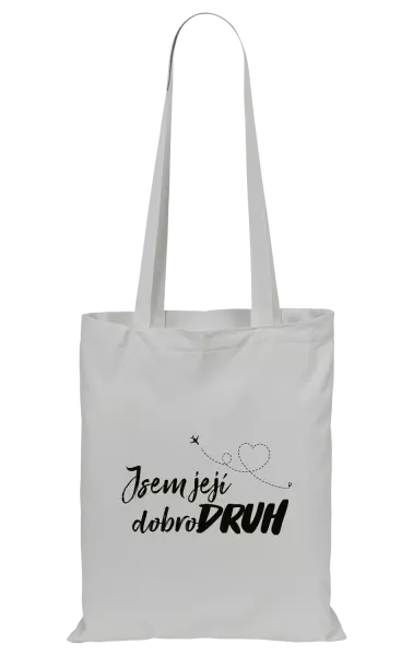 Látková taška Jsem její dobrodruh
