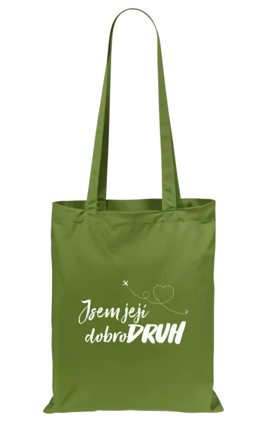 Látková taška Jsem její dobrodruh