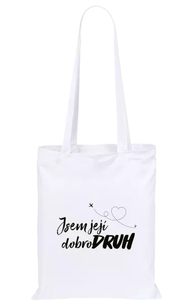 Látková taška Jsem její dobrodruh