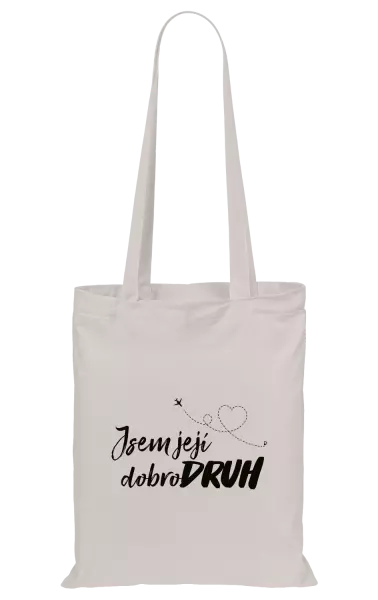 Látková taška Jsem její dobrodruh