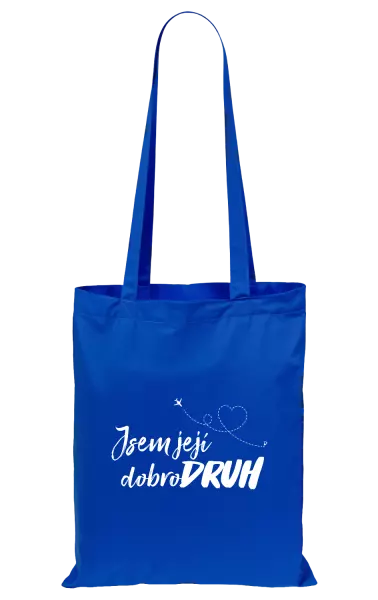 Látková taška Jsem její dobrodruh