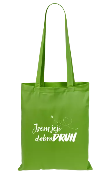 Látková taška Jsem její dobrodruh
