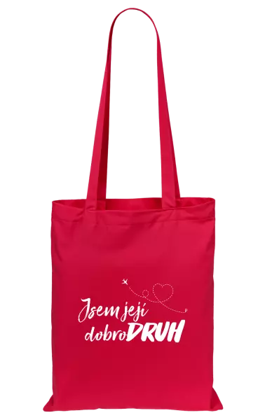 Látková taška Jsem její dobrodruh