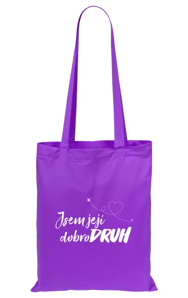 Látková taška Jsem její dobrodruh