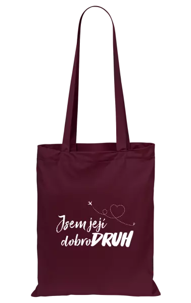 Látková taška Jsem její dobrodruh