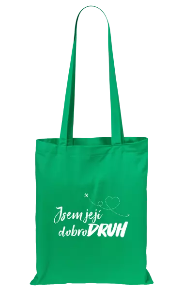 Látková taška Jsem její dobrodruh