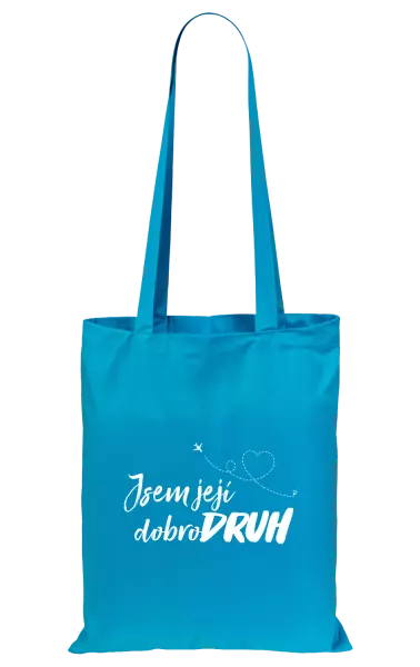 Látková taška Jsem její dobrodruh