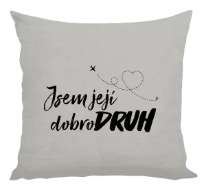 Polštář Jsem její dobrodruh