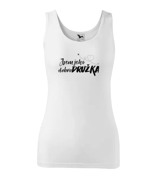Dámské tílko Jsem jeho dobrodružka