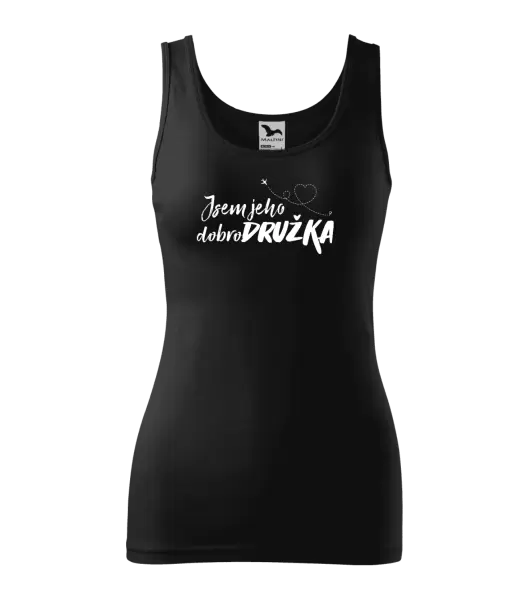 Dámské tílko Jsem jeho dobrodružka