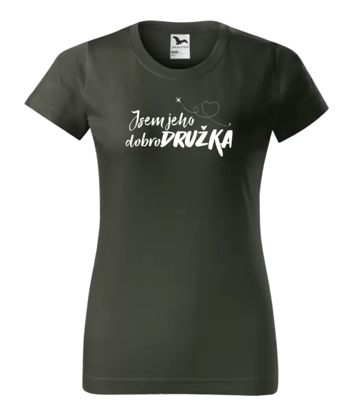 Dámské tričko Jsem jeho dobrodružka