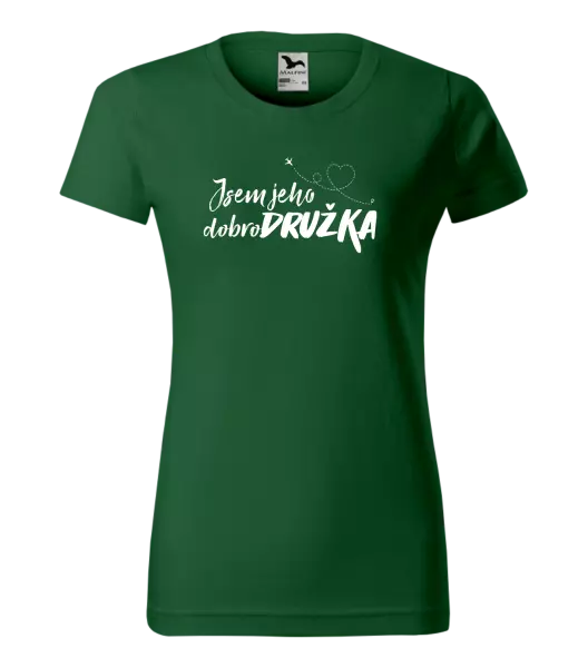 Dámské tričko Jsem jeho dobrodružka
