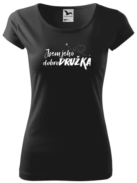 Dámské tričko Jsem jeho dobrodružka