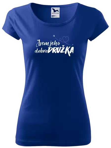 Dámské tričko Jsem jeho dobrodružka