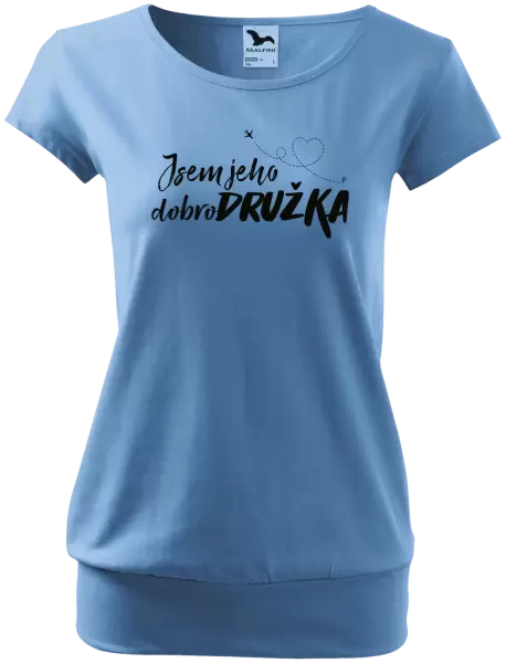 Dámské tričko Jsem jeho dobrodružka