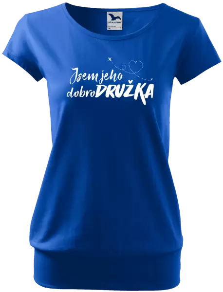 Dámské tričko Jsem jeho dobrodružka