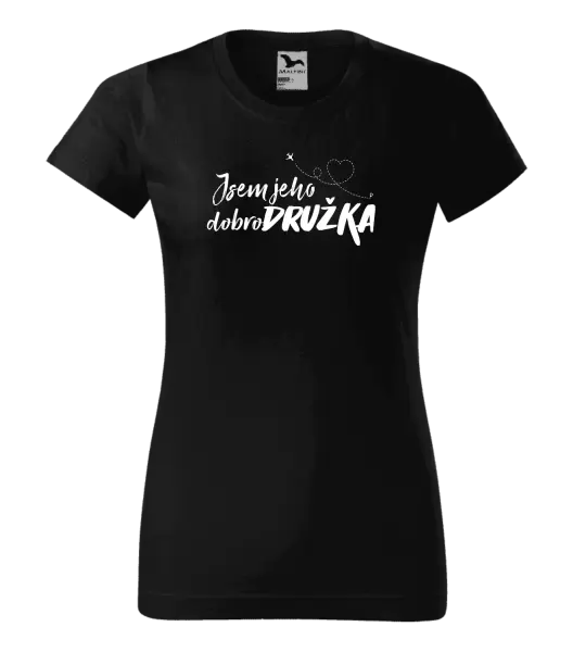 Dámské tričko Jsem jeho dobrodružka