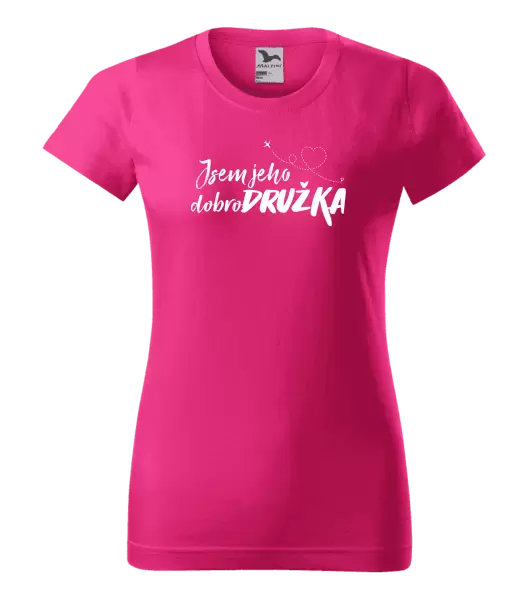 Dámské tričko Jsem jeho dobrodružka