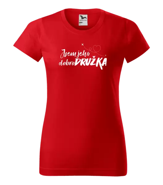 Dámské tričko Jsem jeho dobrodružka