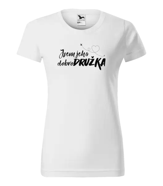 Dámské tričko Jsem jeho dobrodružka