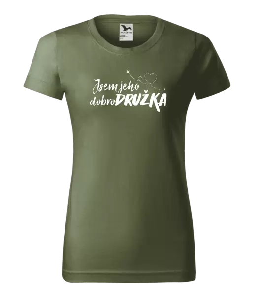 Dámské tričko Jsem jeho dobrodružka