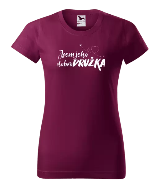 Dámské tričko Jsem jeho dobrodružka