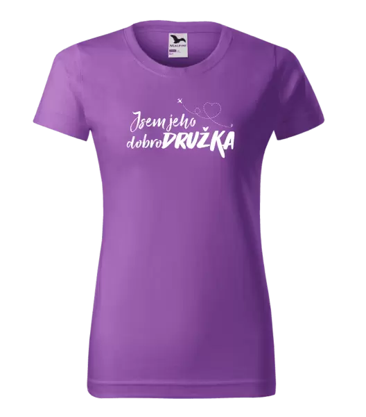 Dámské tričko Jsem jeho dobrodružka