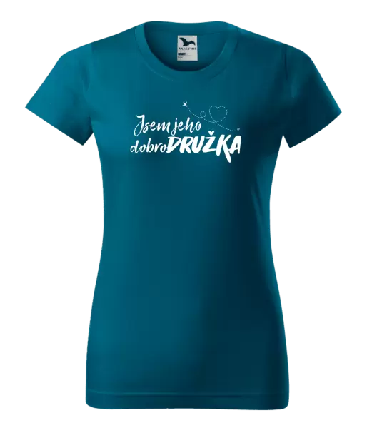 Dámské tričko Jsem jeho dobrodružka