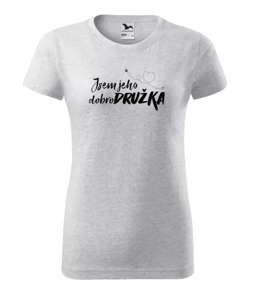 Dámské tričko Jsem jeho dobrodružka